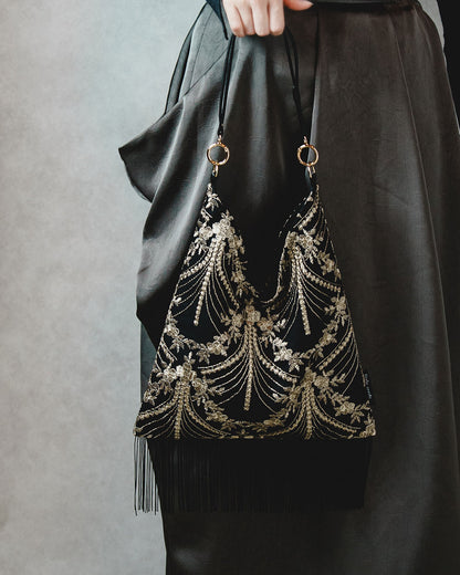 Triangle Tote Mini Black