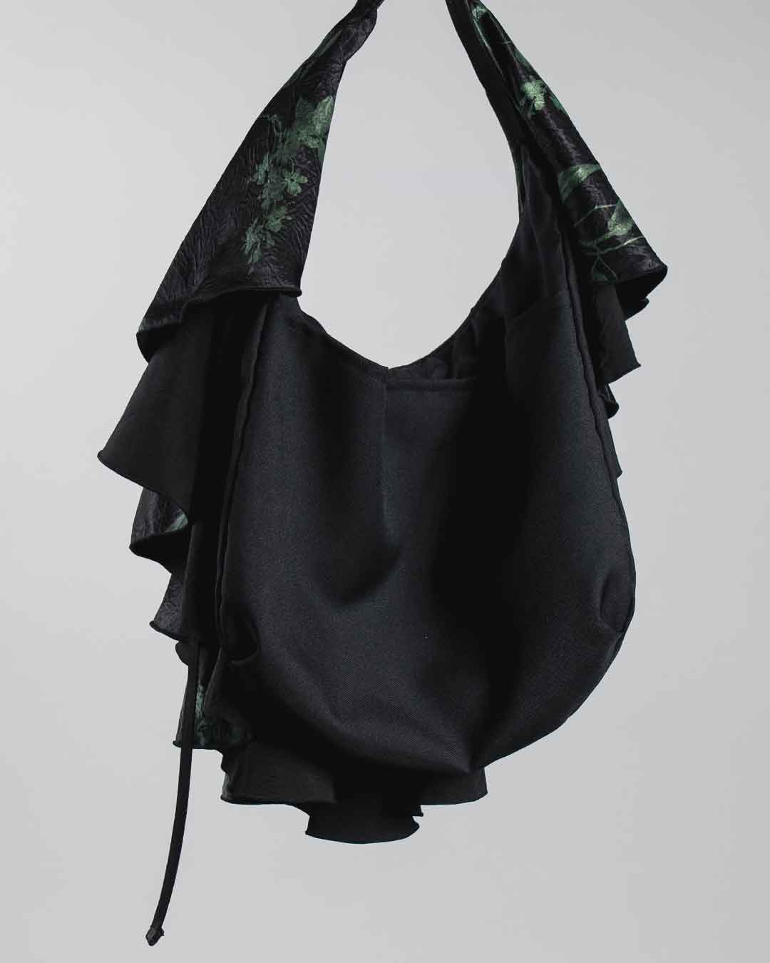 Drape Dress Tote Emerald Ivy