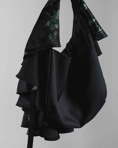 Drape Dress Tote Emerald Ivy
