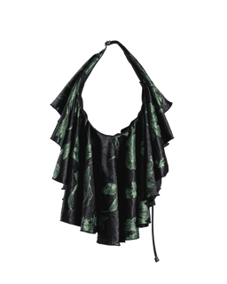 Drape Dress Tote Emerald Ivy