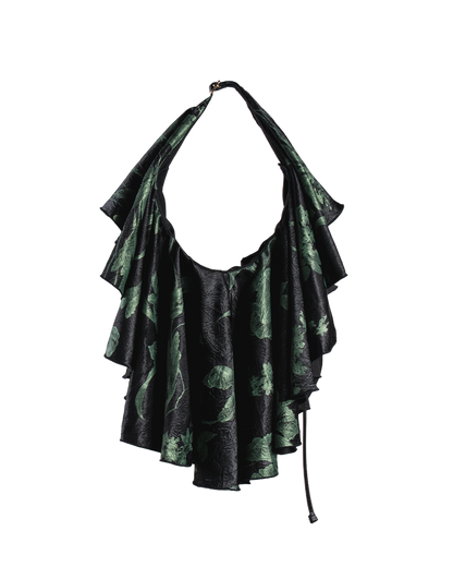 Drape Dress Tote Emerald Ivy